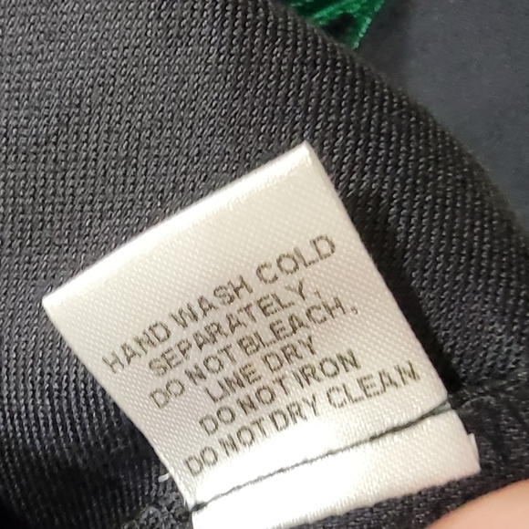 Molly Green Black Faux Leather Floral Embroidery Skirt Studs Zipper Front Size S - Picture 13 of 15